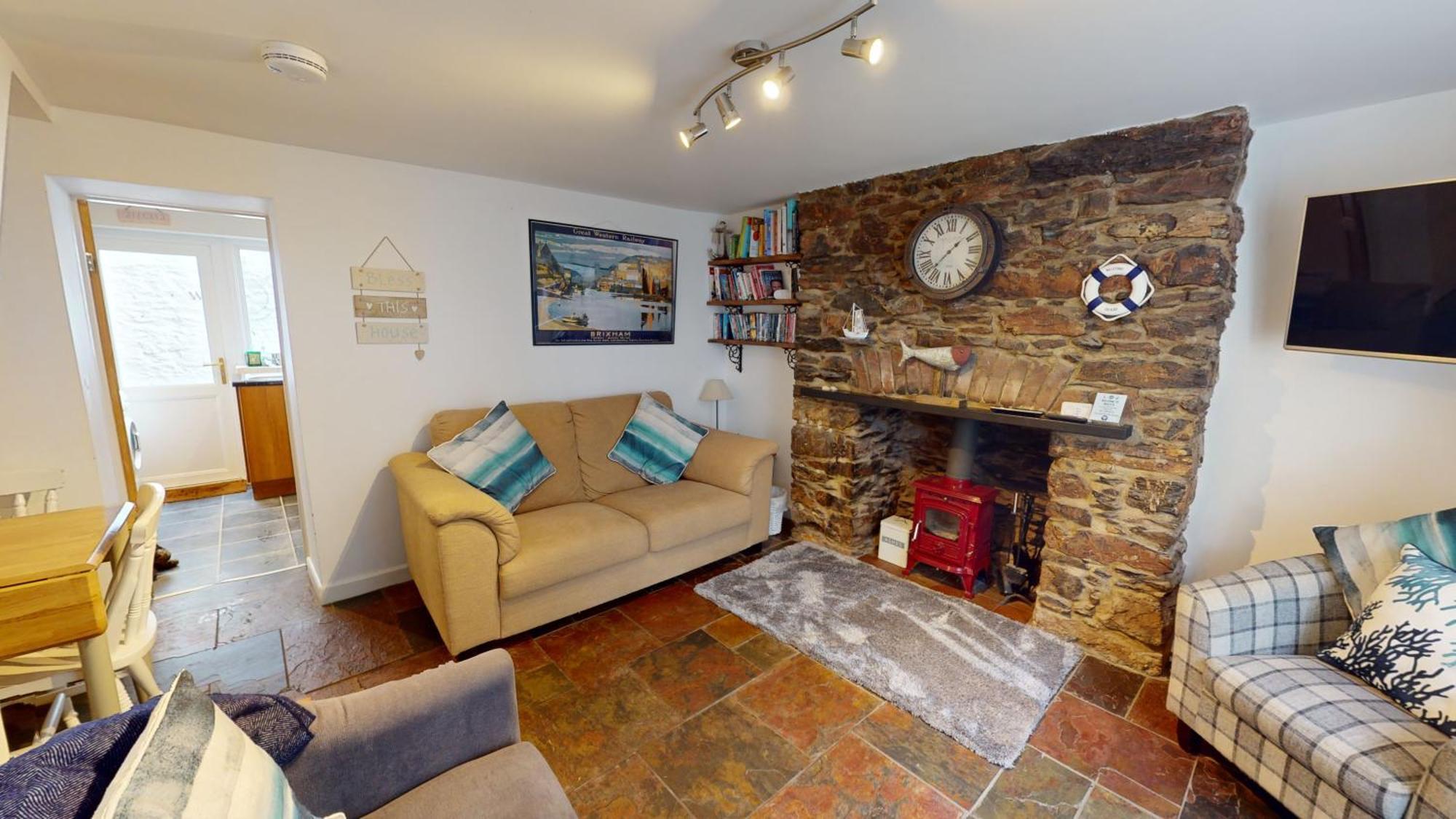 Saltys Cottage, Brixham - 2 Min Walk To The Harbour Eksteriør billede